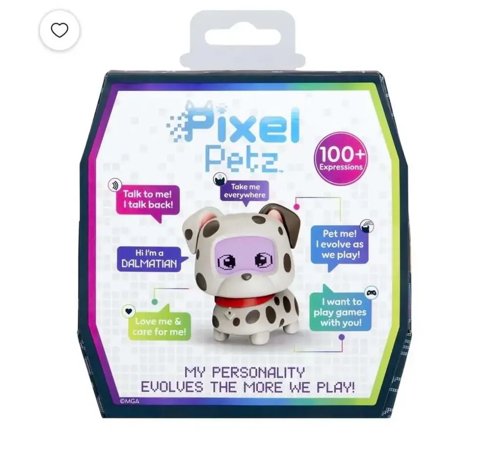 MGA Entertainment Pixel Petz Interactive Dalmatian Digital Pet Toy